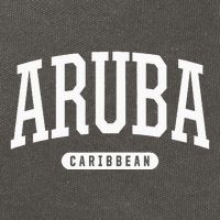 College Style Aruba Caribbean Souvenir Cotton Canvas Backpack
