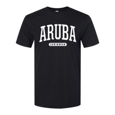 College Style Aruba Caribbean Souvenir Softstyle CVC T-Shirt