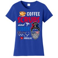 Coffee Scrubs And Rubber Gloves Nurse Life Gift Women's T-Shirt