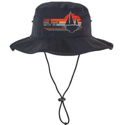 Come Sail Away With Me Sailing Boat Lover And Sailor Sail Bucket Hat