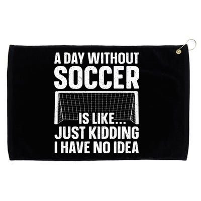 Cool Soccer Art For Mom Goalie Coach Soccer Player Grommeted Golf Towel