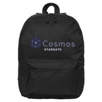 Cosmos Stargate ATOM Cosmos Crypto HODL Cryptocurrency Cosmos Blockchain 16 in Basic Backpack