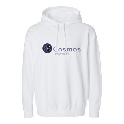 Cosmos Stargate ATOM Cosmos Crypto HODL Cryptocurrency Cosmos Blockchain Garment-Dyed Fleece Hoodie