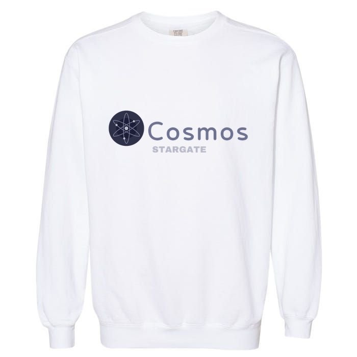 Cosmos Stargate ATOM Cosmos Crypto HODL Cryptocurrency Cosmos Blockchain Garment-Dyed Sweatshirt