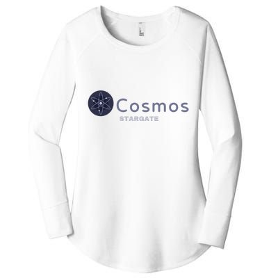 Cosmos Stargate ATOM Cosmos Crypto HODL Cryptocurrency Cosmos Blockchain Women's Perfect Tri Tunic Long Sleeve Shirt