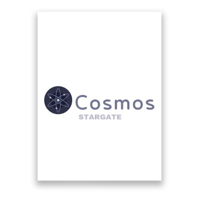 Cosmos Stargate ATOM Cosmos Crypto HODL Cryptocurrency Cosmos Blockchain Poster
