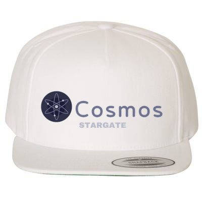 Cosmos Stargate ATOM Cosmos Crypto HODL Cryptocurrency Cosmos Blockchain Wool Snapback Cap