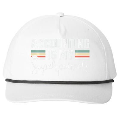 Calculating Spreadsheet Accounting Using Excel Accountant Snapback Five-Panel Rope Hat