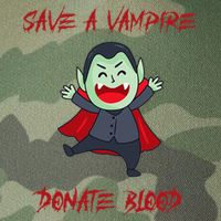Cute Save A Vampire Donate Blood Vampire Halloween Legacy Tie Dye Trucker Hat