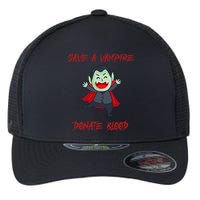 Cute Save A Vampire Donate Blood Vampire Halloween Flexfit Unipanel Trucker Cap