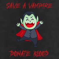 Cute Save A Vampire Donate Blood Vampire Halloween Adult Drive Performance Visor