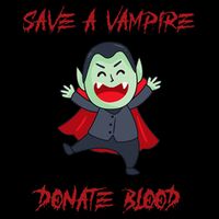 Cute Save A Vampire Donate Blood Vampire Halloween Bucket Hat
