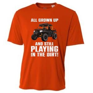 Cute Sidebyside Art Offroad Mudding Sxs Utv Cooling Performance Crew T-Shirt