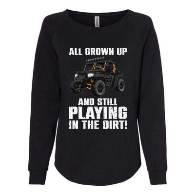 Cute Sidebyside Art Offroad Mudding Sxs Utv Womens California Wash Sweatshirt