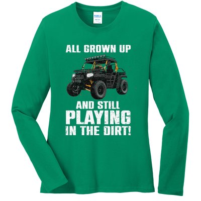 Cute Sidebyside Art Offroad Mudding Sxs Utv Ladies Long Sleeve Shirt