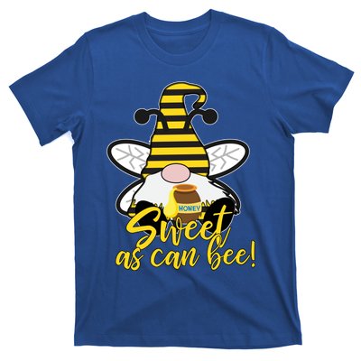 Cute Sweet As Can Bee Gnome Yellow Honey Bees Gift T-Shirt