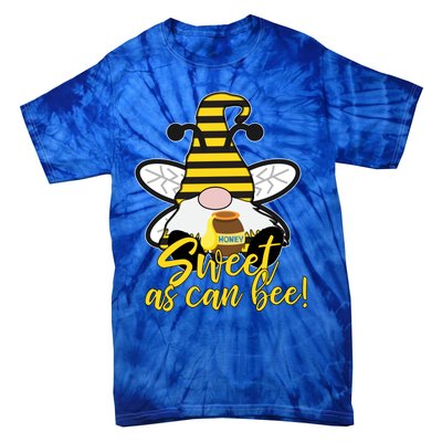 Cute Sweet As Can Bee Gnome Yellow Honey Bees Gift Tie-Dye T-Shirt