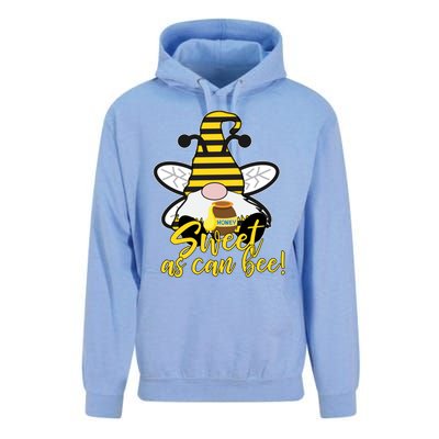 Cute Sweet As Can Bee Gnome Yellow Honey Bees Gift Unisex Surf Hoodie