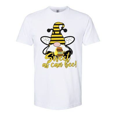 Cute Sweet As Can Bee Gnome Yellow Honey Bees Gift Softstyle CVC T-Shirt