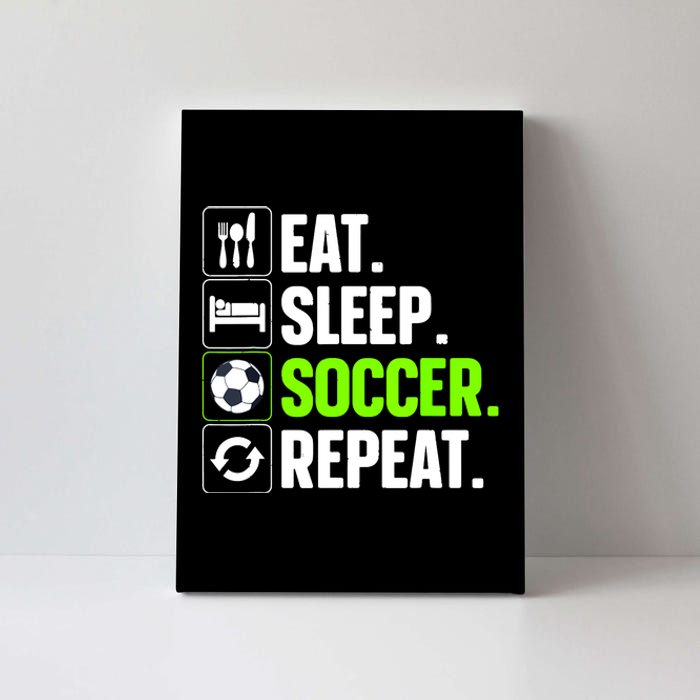 Cool Soccer Art For Team Sport Soccer Player Gift Canvas