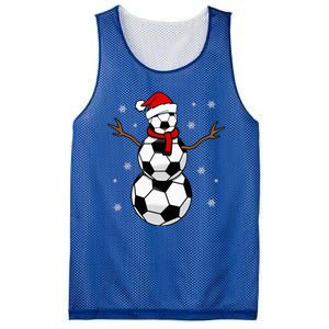 Christmas Soccer Ball Winter Snowman Mesh Reversible Basketball Jersey Tank