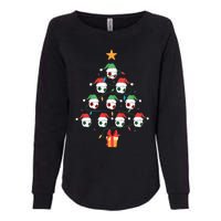 Christmas Soccer Ball Tree Holiday Season Matching Team Womens California Wash Sweatshirt