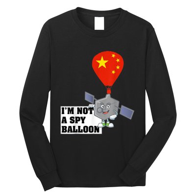 Chinese Surveillance Balloon I'm Not a Spy Ballon Usa Long Sleeve Shirt