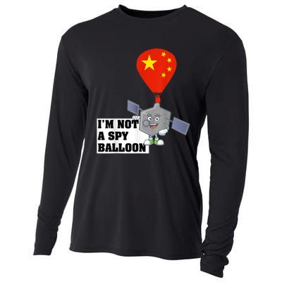 Chinese Surveillance Balloon I'm Not a Spy Ballon Usa Cooling Performance Long Sleeve Crew