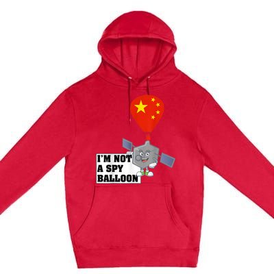 Chinese Surveillance Balloon I'm Not a Spy Ballon Usa Premium Pullover Hoodie