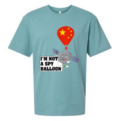 Chinese Surveillance Balloon I'm Not a Spy Ballon Usa Sueded Cloud Jersey T-Shirt