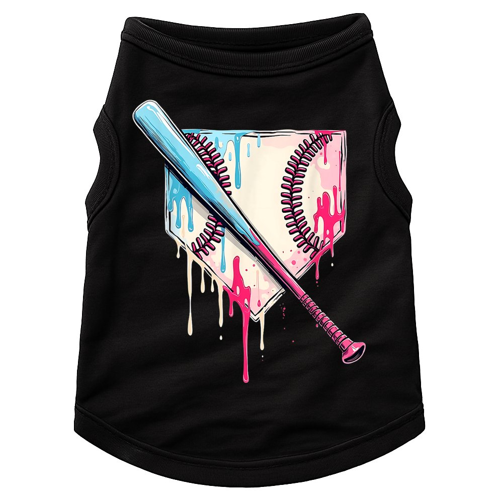 Cool Sport Baseballhome Plate Drip With Sprinkles Drip Doggie Tank