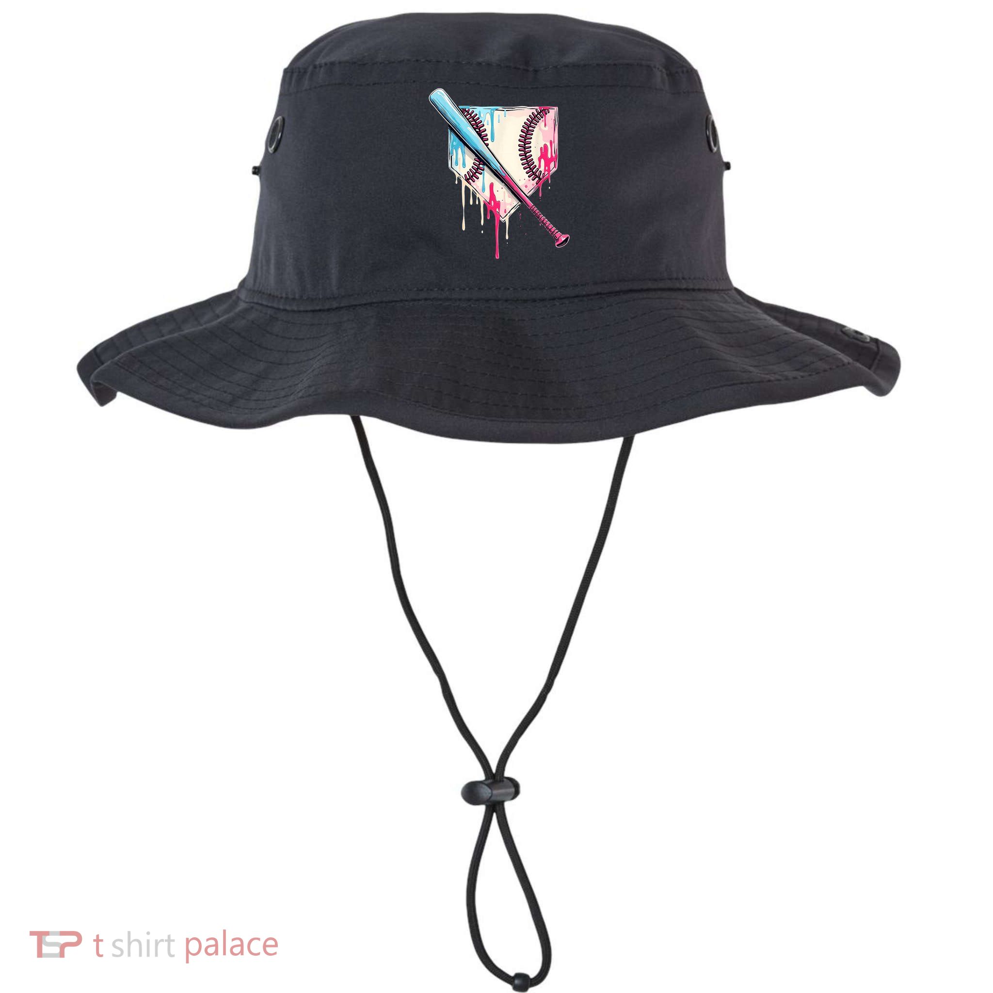 Cool Sport Baseballhome Plate Drip With Sprinkles Drip Bucket Hat