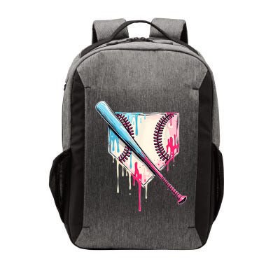 Cool Sport Baseballhome Plate Drip With Sprinkles Drip Vector Backpack