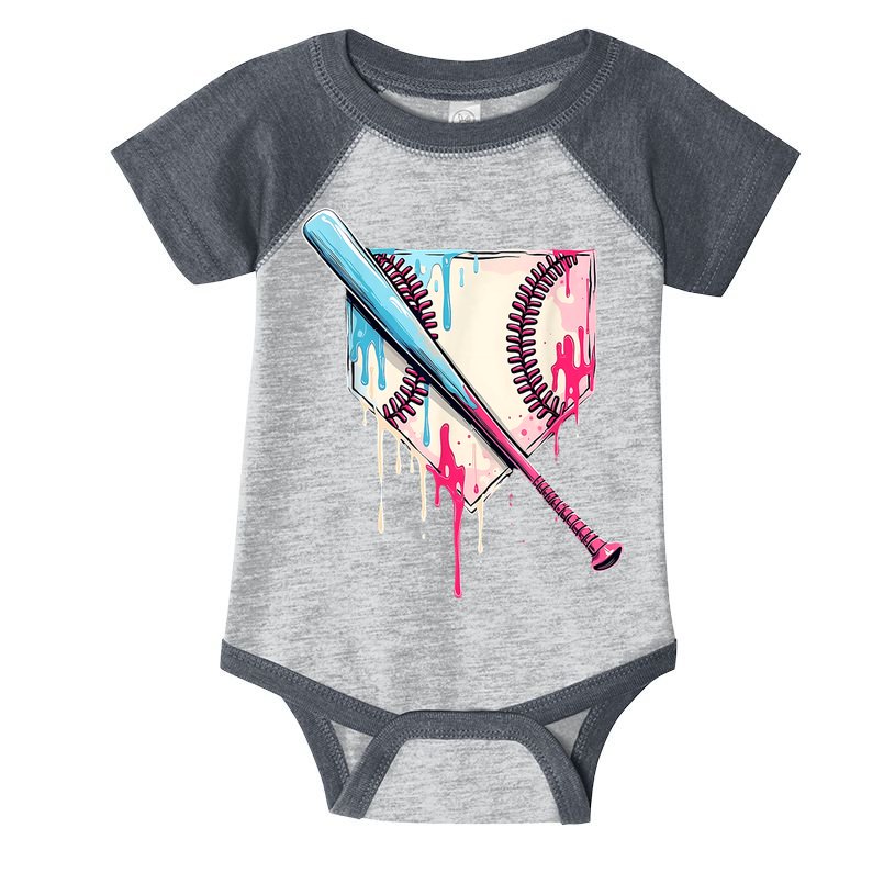 Cool Sport Baseballhome Plate Drip With Sprinkles Drip Infant Baby Jersey Bodysuit