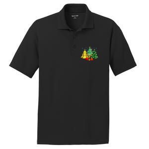 Christmas Softball Ball Christmas Tree Xmas Catcher Pitcher Cute Gift PosiCharge RacerMesh Polo