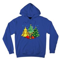 Christmas Softball Ball Christmas Tree Xmas Catcher Pitcher Cute Gift Hoodie