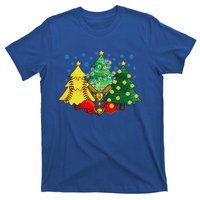 Christmas Softball Ball Christmas Tree Xmas Catcher Pitcher Cute Gift T-Shirt