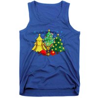 Christmas Softball Ball Christmas Tree Xmas Catcher Pitcher Cute Gift Tank Top