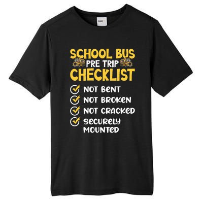 Cdl School Bus Driver Pretrip Trucking Retro Trucker Pride Tall Fusion ChromaSoft Performance T-Shirt