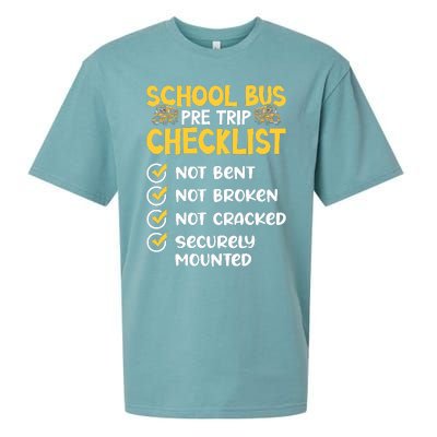 Cdl School Bus Driver Pretrip Trucking Retro Trucker Pride Sueded Cloud Jersey T-Shirt