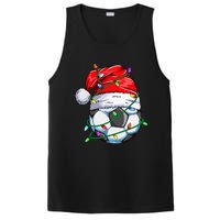 Christmas Soccer Ball Team Santa Sports Xmas  PosiCharge Competitor Tank