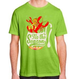 Crawfish Season Boil Funny Crayfish Eating Lobster Gift Adult ChromaSoft Performance T-Shirt