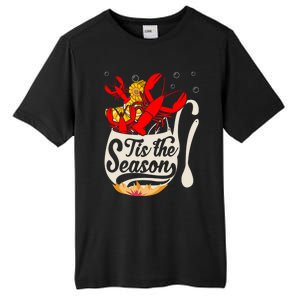 Crawfish Season Boil Funny Crayfish Eating Lobster Gift Tall Fusion ChromaSoft Performance T-Shirt