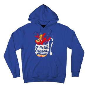 Crawfish Season Boil Funny Crayfish Eating Lobster Gift Hoodie