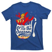 Crawfish Season Boil Funny Crayfish Eating Lobster Gift T-Shirt