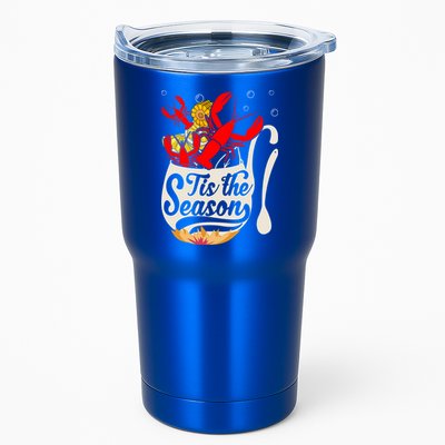 Crawfish Season Boil Funny Crayfish Eating Lobster Gift Tumbler