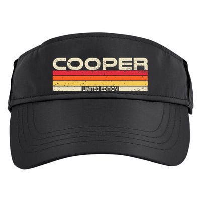 Cooper Surname Birthday Family Reunion 80s 90s Sunset Adult Drive Performance Visor