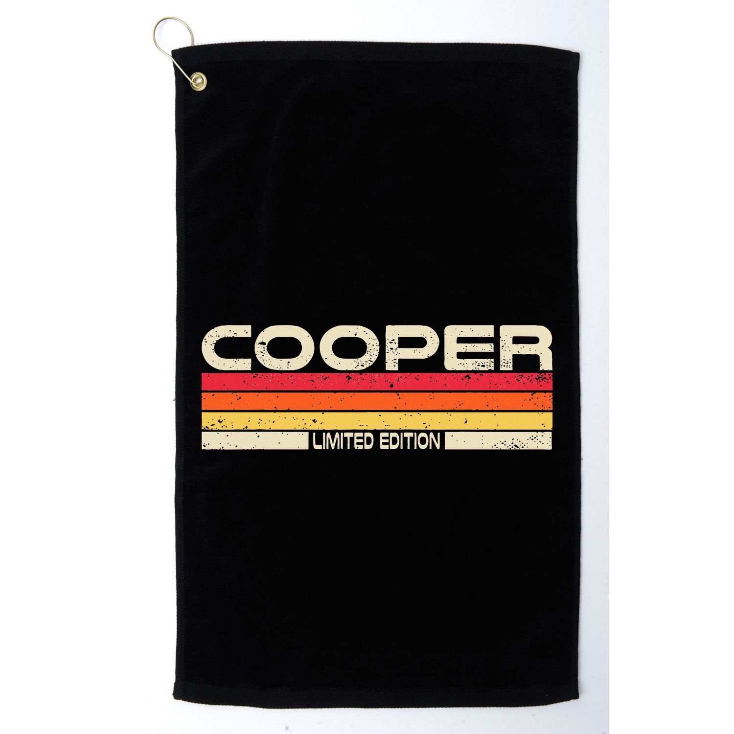 Cooper Surname Birthday Family Reunion 80s 90s Sunset Golf Towel
