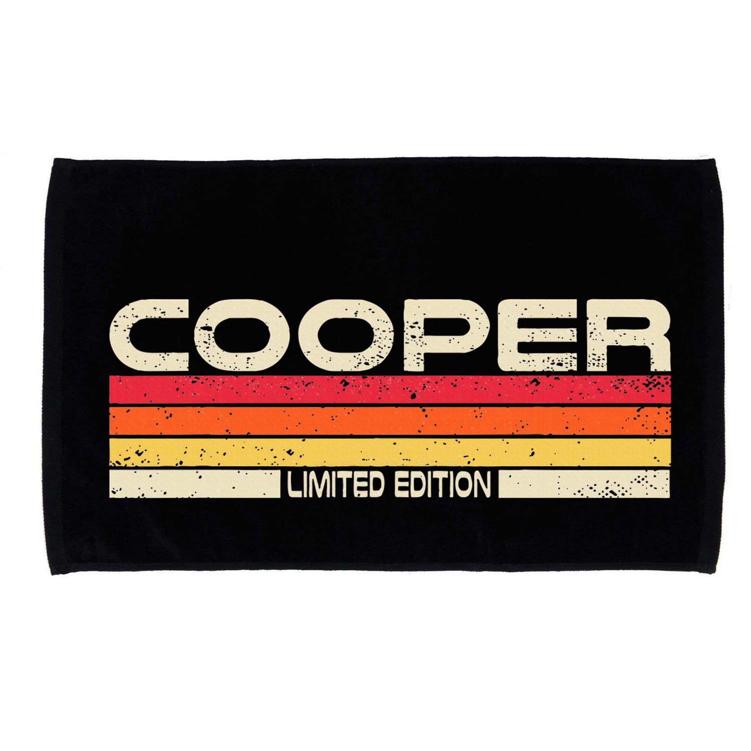 Cooper Surname Birthday Family Reunion 80s 90s Sunset Microfiber Hand Towel