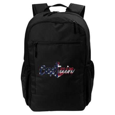 Captain Sailing Boat Sailing Captain Daily Commute Backpack